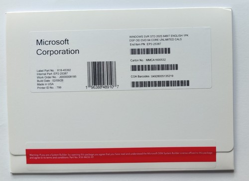 Windows server 2025 standard - server,